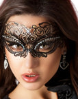 MASCHERA NERA IN OTTONE - CR 3706 - CHILIROSE - CHILIROSE ACCESORIES - Intimo per le occasioni speciali | The Game Lingerie