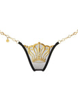 Mini perizoma G - String - Queen of Love Black Edition - Lucky Cheeks - The Game Lingerie