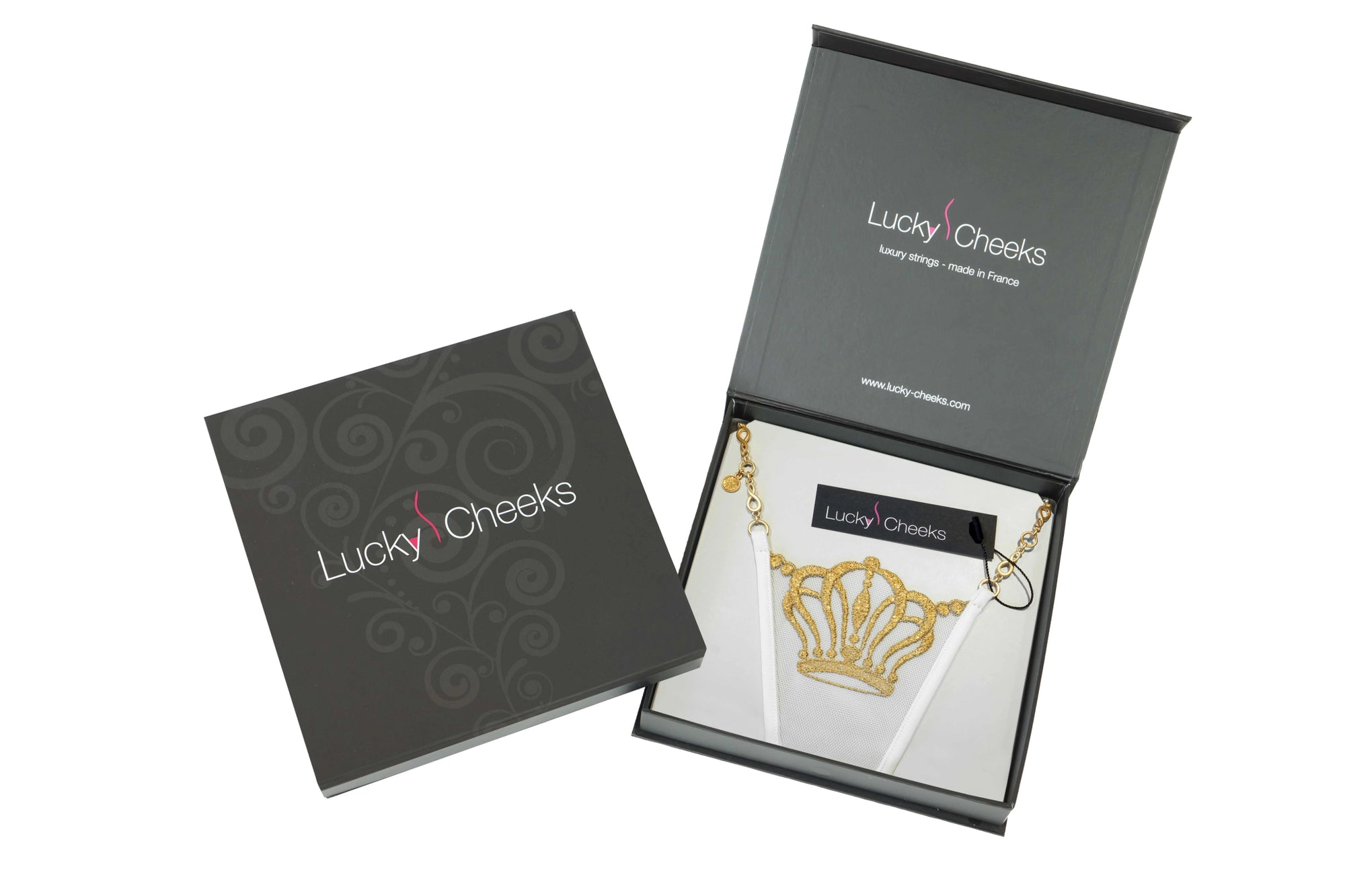 Mini perizoma G - String - Queen of Love Ivory - Lucky Cheeks - The Game Lingerie