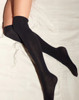 Parigina calza al ginocchio in cotone elasticizzato - Trasparenze - The Game Lingerie