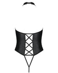 PASSION - BODY NANCY IN PELLE ECOLOGICA S/M - PASSION WOMAN - Intimo per le occasioni speciali | The Game Lingerie