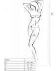 PASSION - BS095 BODYSTOCKING NERO TAGLIA UNICA - PASSION WOMAN BODYSTOCKINGS - Intimo per le occasioni speciali | The Game Lingerie