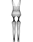 PASSION - COLLEZIONE ECO BODYSTOCKING ECO BS004 NERO - PASSION WOMAN BODYSTOCKINGS - Intimo per le occasioni speciali | The Game Lingerie