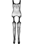 PASSION - COLLEZIONE ECO BODYSTOCKING ECO BS008 NERO - PASSION WOMAN BODYSTOCKINGS - Intimo per le occasioni speciali | The Game Lingerie