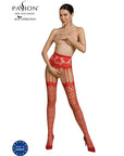 PASSION - COLLEZIONE ECO BODYSTOCKING ECO S009 ROSSO - PASSION WOMAN GARTER & STOCK - Intimo per le occasioni speciali | The Game Lingerie