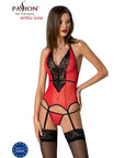 PASSION - CORSETTO PEONIA LINEA EROTICA ROSSO S/M - PASSION WOMAN - Intimo per le occasioni speciali | The Game Lingerie