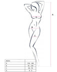 PASSION - DONNA BS031 BODYSTOCKING NERO TAGLIA UNICA - PASSION WOMAN BODYSTOCKINGS - Intimo per le occasioni speciali | The Game Lingerie