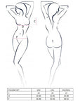 PASSION - DONNA PAULINE SET 3 PEZZI TAGLIA S/M - PASSION WOMAN SETS - Intimo per le occasioni speciali | The Game Lingerie
