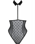 PASSION - TRISHA OPEN BODY NERO S/M - PASSION WOMAN CHEMISE - Intimo per le occasioni speciali | The Game Lingerie