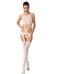 PASSION WOMAN BS047 BODYSTOCKING BIANCO TAGLIA UNICA - PASSION WOMAN - Intimo per le occasioni speciali | The Game Lingerie