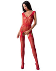 PASSION WOMAN BS062 BODYSTOCKING ROSSO TAGLIA UNICA - PASSION WOMAN - Intimo per le occasioni speciali | The Game Lingerie