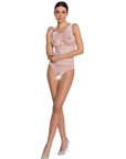 PASSION - WOMAN BS086 BODYSTOCKING BIANCO TAGLIA UNICA - PASSION WOMAN - Intimo per le occasioni speciali | The Game Lingerie