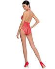 PASSION - WOMAN BS087 BODYSTOCKING ROSSO TAGLIA UNICA - PASSION WOMAN - Intimo per le occasioni speciali | The Game Lingerie