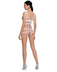 PASSION WOMAN BS089 BODYSTOCKING BIANCO TAGLIA UNICA - PASSION WOMAN - Intimo per le occasioni speciali | The Game Lingerie