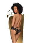PENTHOUSE - ADORE ME PANTIES NERO S/M - PENTHOUSE THONG - Intimo per le occasioni speciali | The Game Lingerie