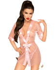 PENTHOUSE - MIDNIGHT MIRAGE PEIGNOIR NERO S/L - PENTHOUSE PEIGNOIRS - Intimo per le occasioni speciali | The Game Lingerie