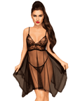 PENTHOUSE - NAUGHTY DOLL BABYDOLL NERO S/M - PENTHOUSE BABYDOLL - Intimo per le occasioni speciali | The Game Lingerie