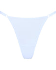 Perizoma a taglio alto regolabile bianco - Flash You and Me - The Game Lingerie