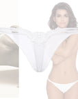 Perizoma bianco in microfibra AGNEZ - ROZA LINGERIE - The Game Lingerie