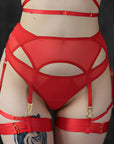 Perizoma Red Mesh in rete rossa - Flash You and Me - The Game Lingerie