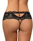 Perizoma Sefia in pizzo nero/bianco - Roza Lingerie - ROZA LINGERIE - The Game Lingerie