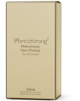 PHEROSTRONG - PROFUMO AI FEROMONI LA TUA SCELTA PER DONNA 50 ML - PHEROSTRONG - Intimo per le occasioni speciali | The Game Lingerie