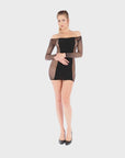 PASSION - WOMAN BS025 ABITO NERO TAGLIA UNICA