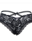 QUEEN LINGERIE - SLIP IN PIZZO FLOREALE S/M - QUEEN LINGERIE - Intimo per le occasioni speciali | The Game Lingerie