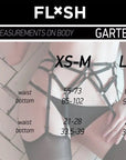 Reggicalze bondage bianco - Flash You and Me - The Game Lingerie