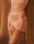 Reggicalze bondage PEACH - Flash You and Me - The Game Lingerie