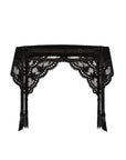 Reggicalze Lagerta in pizzo nero - ROZA LINGERIE - The Game Lingerie