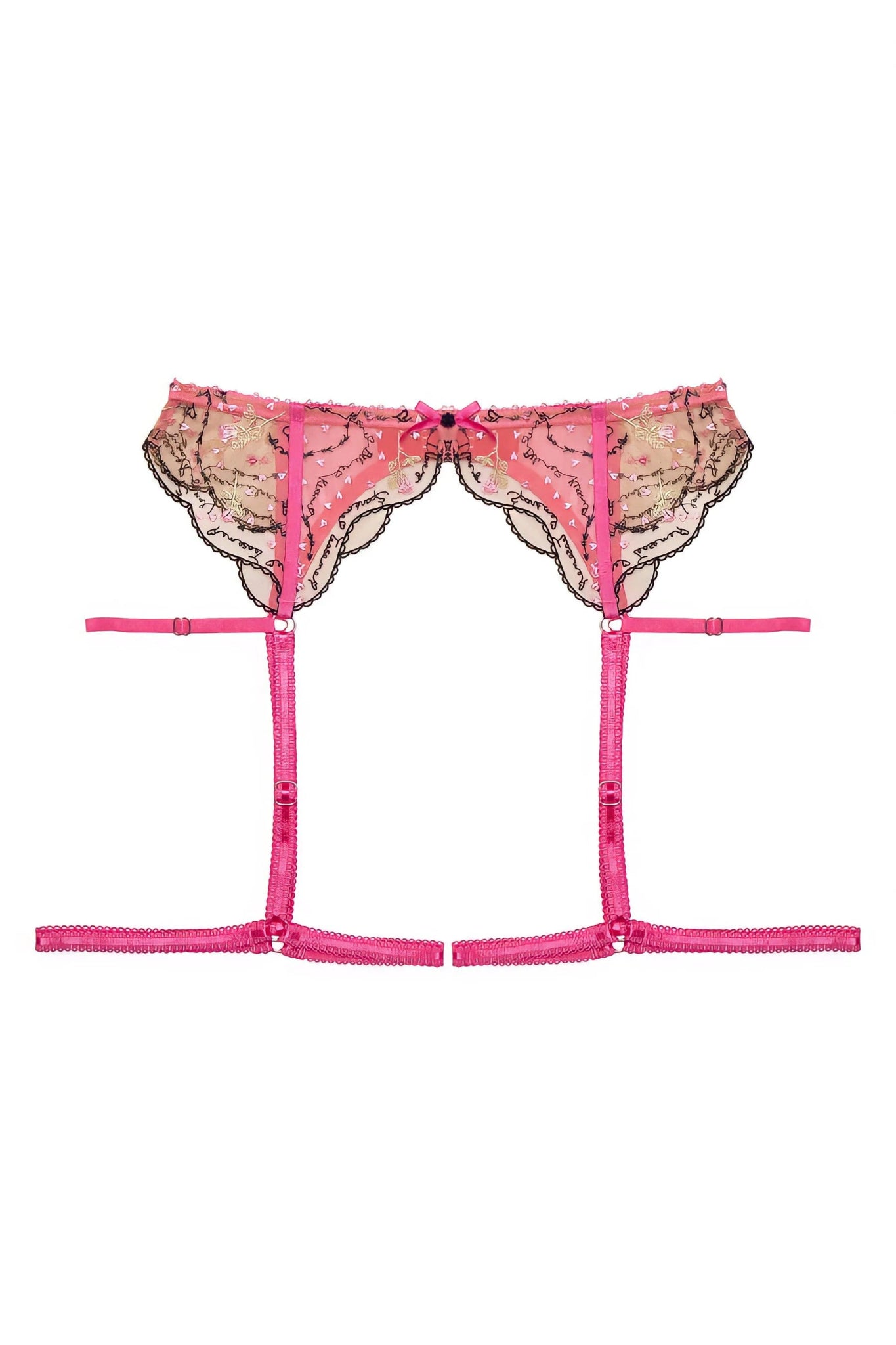 Reggicalze - Spank Me Pink - Playful Promises - The Game Lingerie