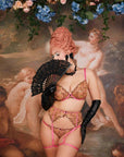 Reggicalze - Spank Me Pink - Playful Promises - The Game Lingerie