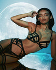 Reggieno Chantal nero in tulle - Playful Promises - The Game Lingerie