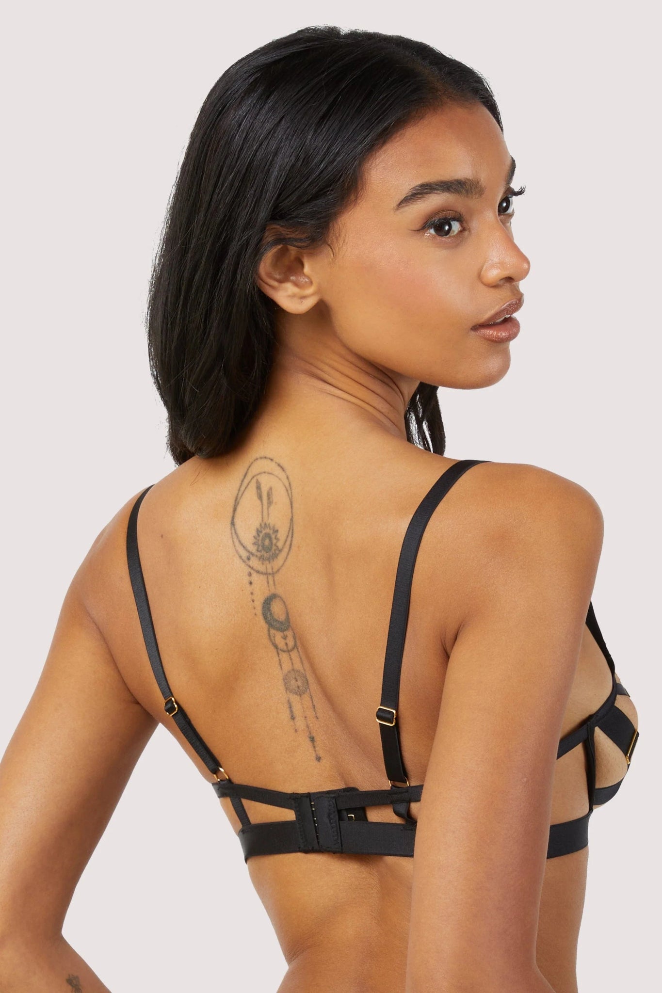 Reggieno Chantal nero in tulle - Playful Promises - The Game Lingerie