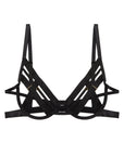 Reggieno Chantal nero in tulle - Playful Promises - The Game Lingerie
