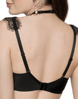Reggiseno a balconcino Idrisa con collarino in pizzo - Roza Lingerie - ROZA LINGERIE - The Game Lingerie