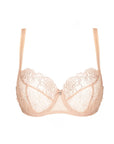 Reggiseno Morbido con Ricami Floreali e Ferretto Pamela Naturale - Gorteks - Intimo per le occasioni speciali | The Game Lingerie