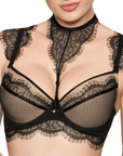 Reggiseno Push Up Idrisa con Girocollo in Pizzo - ROZA LINGERIE - The Game Lingerie