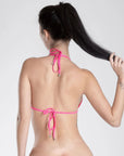 Reggiseno Triangolo Neon Pink Beauty (Costume da bagno) - Lucky Cheeks - The Game Lingerie