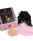 SECRETPLAY - KIT LUCE DORATA POLVERE E PIUMA ALIMENTARE FRIZZANTE ALLA FRAGOLA - SECRETPLAY 100% GAMES - Intimo per le occasioni speciali | The Game Lingerie