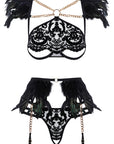 Set completo Role Play Black Angel - BÆD STORIES - The Game Lingerie
