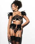 Set completo Role Play Black Angel - BÆD STORIES - The Game Lingerie