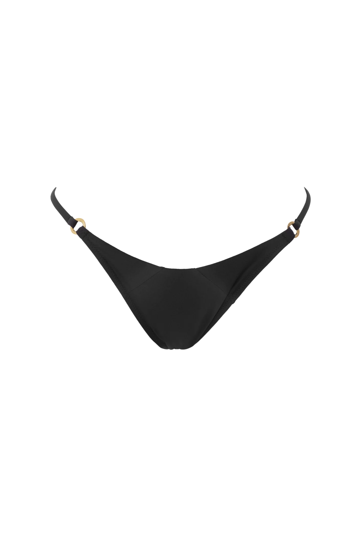 Slip Sophie in microfibra con anelli placcati oro - ILONI by DILAN - The Game Lingerie