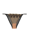 Slip Tanga - Amal con ricamo dorato e serpenti - Playful Promises - The Game Lingerie