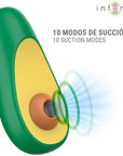Stimolatore Clitorideo ad Aspirazione e Onde Soniche AVOCADO – WAKI - Intense - Intimo per le occasioni speciali | The Game Lingerie - Intimo per le occasioni speciali | The Game Lingerie