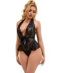 SUBBLIME - 930882 BODY SEXY CON VOLANT NERO L/XL - SUBBLIME BODYSTOCKINGS - Intimo per le occasioni speciali | The Game Lingerie