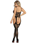 SUBBLIME - 951887 BODYSTOCKING A RETE SENZA CAVALLO CON SPALLINE NERE TAGLIA UNICA - SUBBLIME BODYSTOCKINGS - Intimo per le occasioni speciali | The Game Lingerie