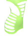 SUBBLIME - 952280 VESTITO ELASTICO A RETE MANICA LUNGA VERDE TAGLIA UNICA - SUBBLIME DRESSES - Intimo per le occasioni speciali | The Game Lingerie