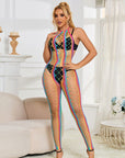 SUBBLIME - 952358 VESTITO A RETE CON COLLO ALTO ARCOBALENO TAGLIA UNICA - SUBBLIME DRESSES - Intimo per le occasioni speciali | The Game Lingerie
